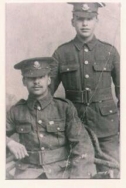 G273 Charles Styles (seated), 3rd Battalion, Worcestershire Regiment, KIA Vimy Ridge, 28 April, 1916