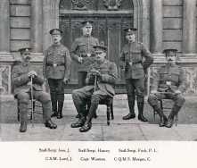 G325 Officer Cadet Training, Peterhouse, Cambridge, 1917