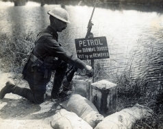 G304 Petrol and tar kept near bridges to fire them.