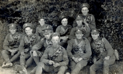 G329 Royal Artillery namd group: Huggans, Oxendale, Smally, Knott and Betts.