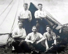 G323 Battalion, Royal Welsh Fusilers, John Jones front centre.