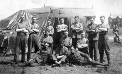 G347 Royal Field Artillery, Daniel Sherwin standing far right