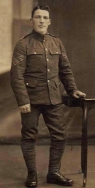 B173 Charles Rush, Royal Welsh Fusiliers, DCM 1916, killed by sniper in India,1921, Courtesy of Mark Lewis