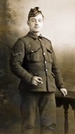 B178 Sergeant John Whitecross, 2nd Battalion, Royal Scots Fusiliers, KIA 9th April, 1917, aged 21, Manchester Studio